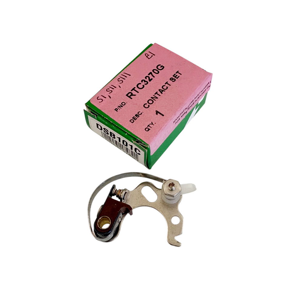 Contact Set/Points Early Lucas Distributor 25D Series 2A/3 to engine suffix C (Quick Fit) RTC3270